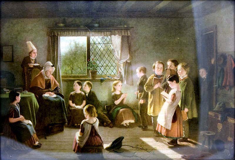Victorian contry classroom