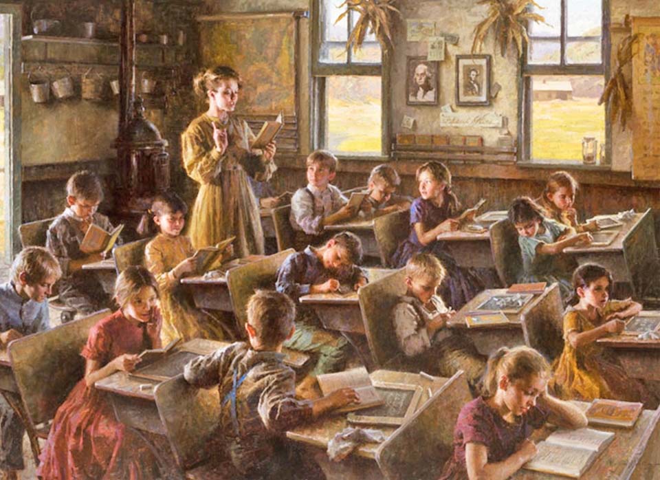 Country schoolhouse - 1879