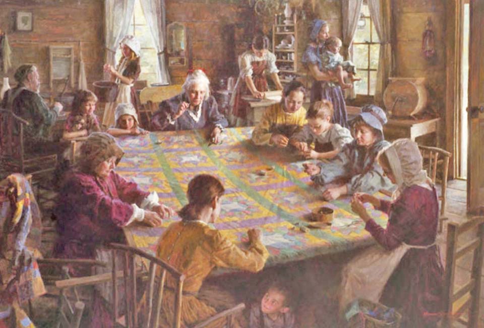 The quilting bee