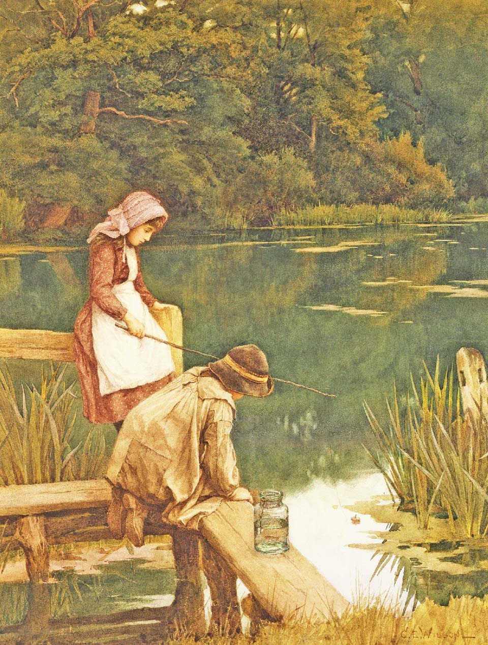 Rustic anglers