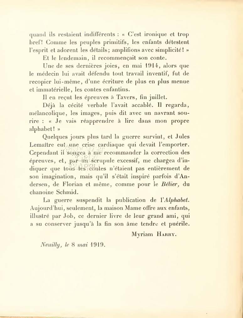 ABC Petits Contes de Jules Lemaître