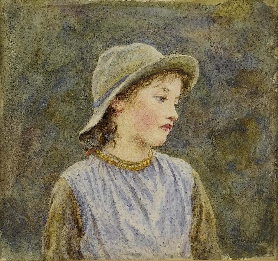 Portrait study of Hetty