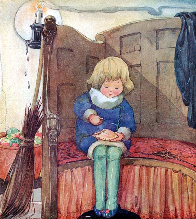 Little Jack Horner sat in a corner eating a Christmas pie