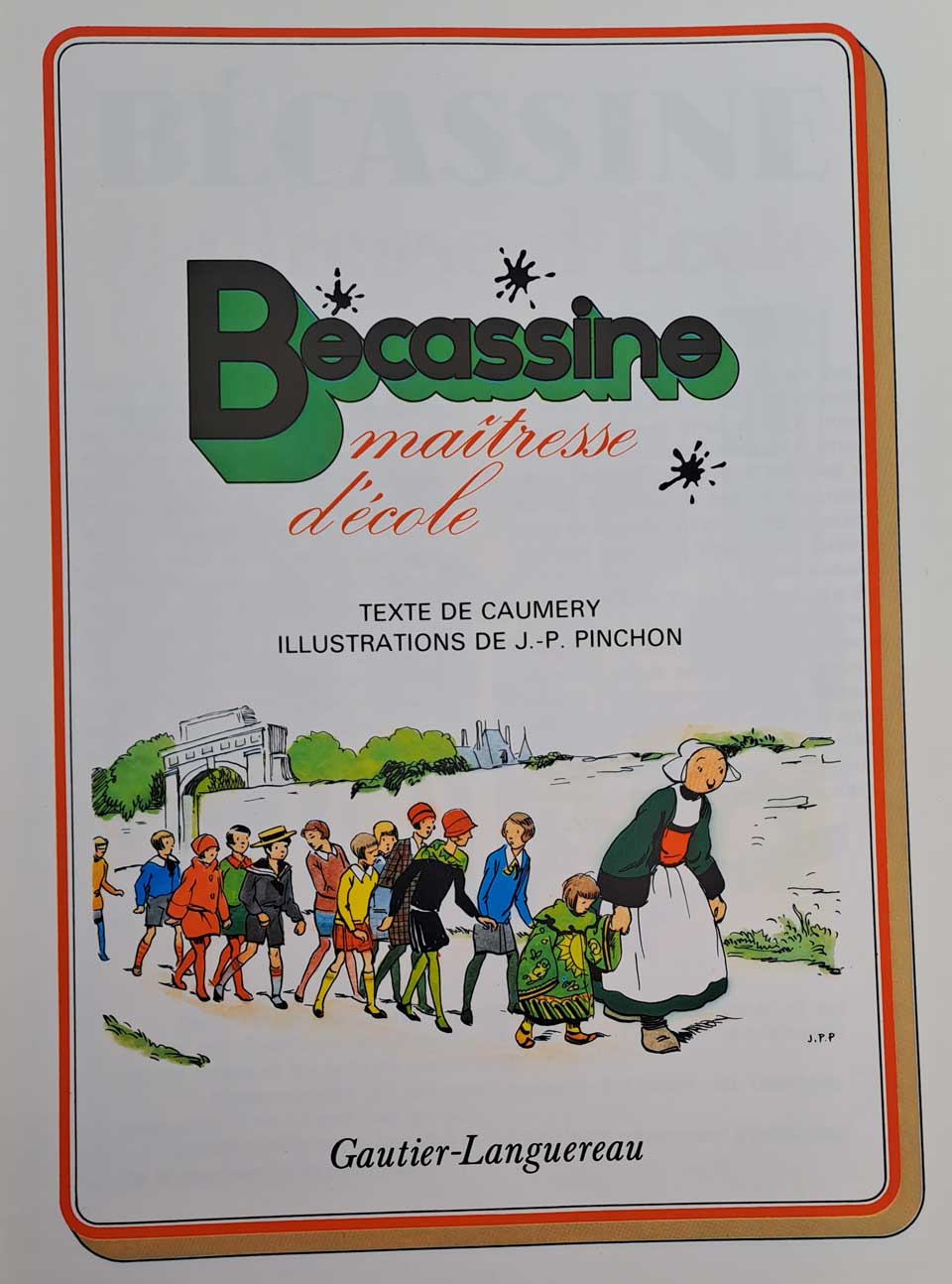 Bécassine maîtresse d'école