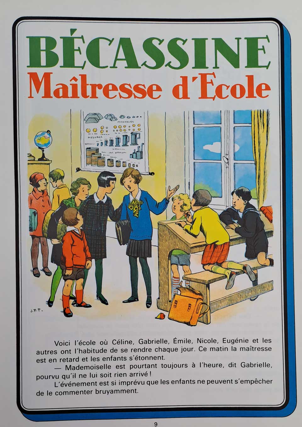 Bécassine maîtresse d'école