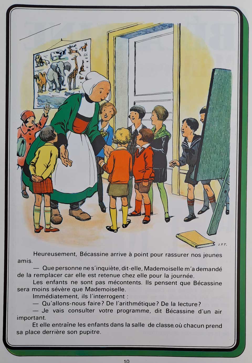 Bécassine maîtresse d'école