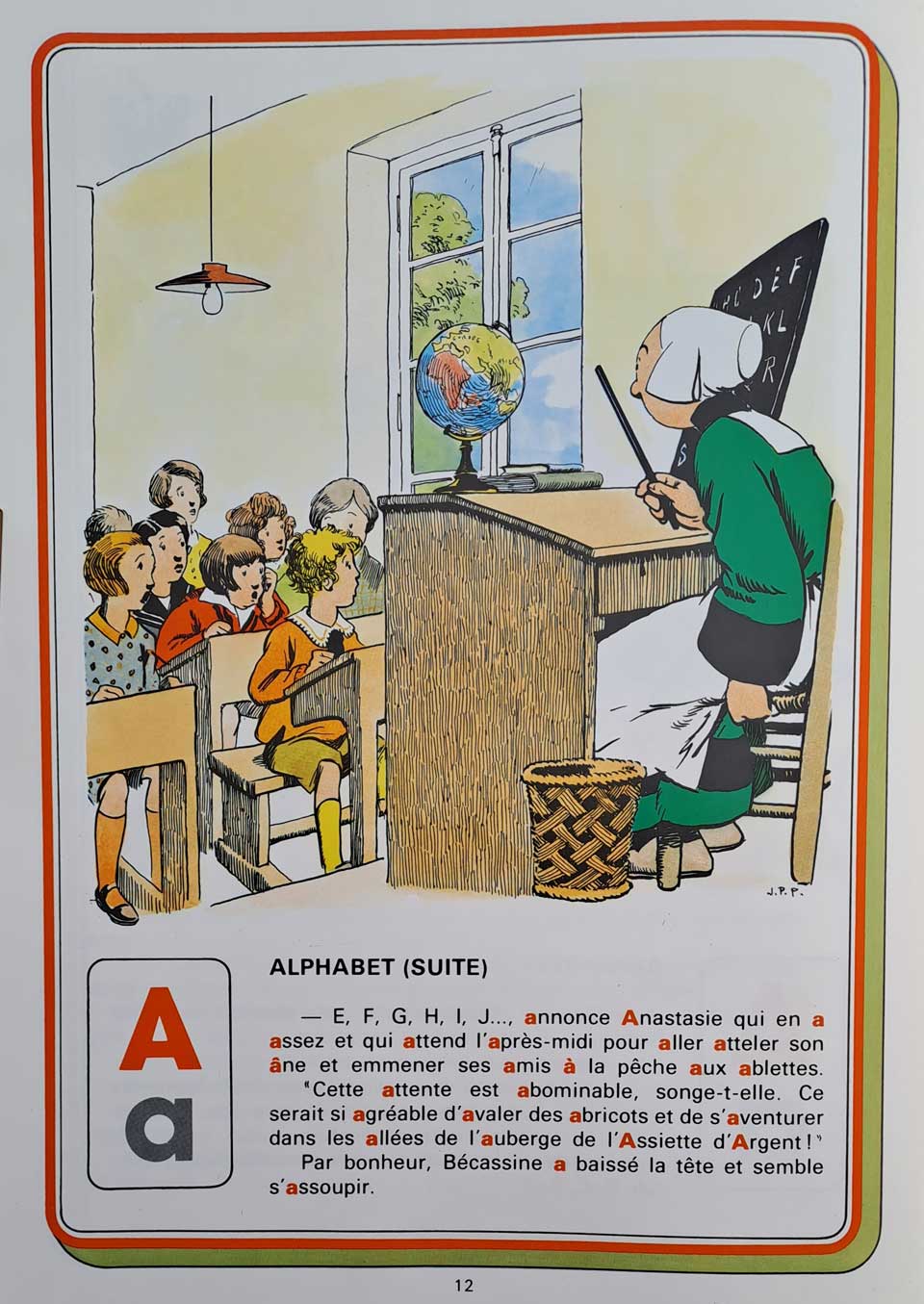 Bécassine maîtresse d'école