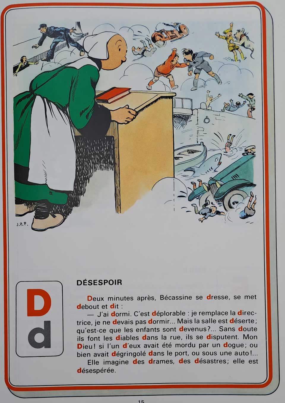 Bécassine maîtresse d'école
