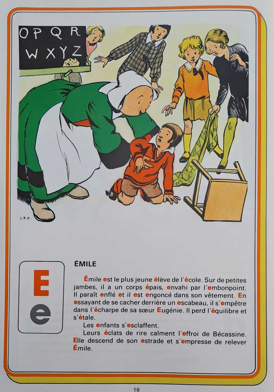 Bécassine maîtresse d'école