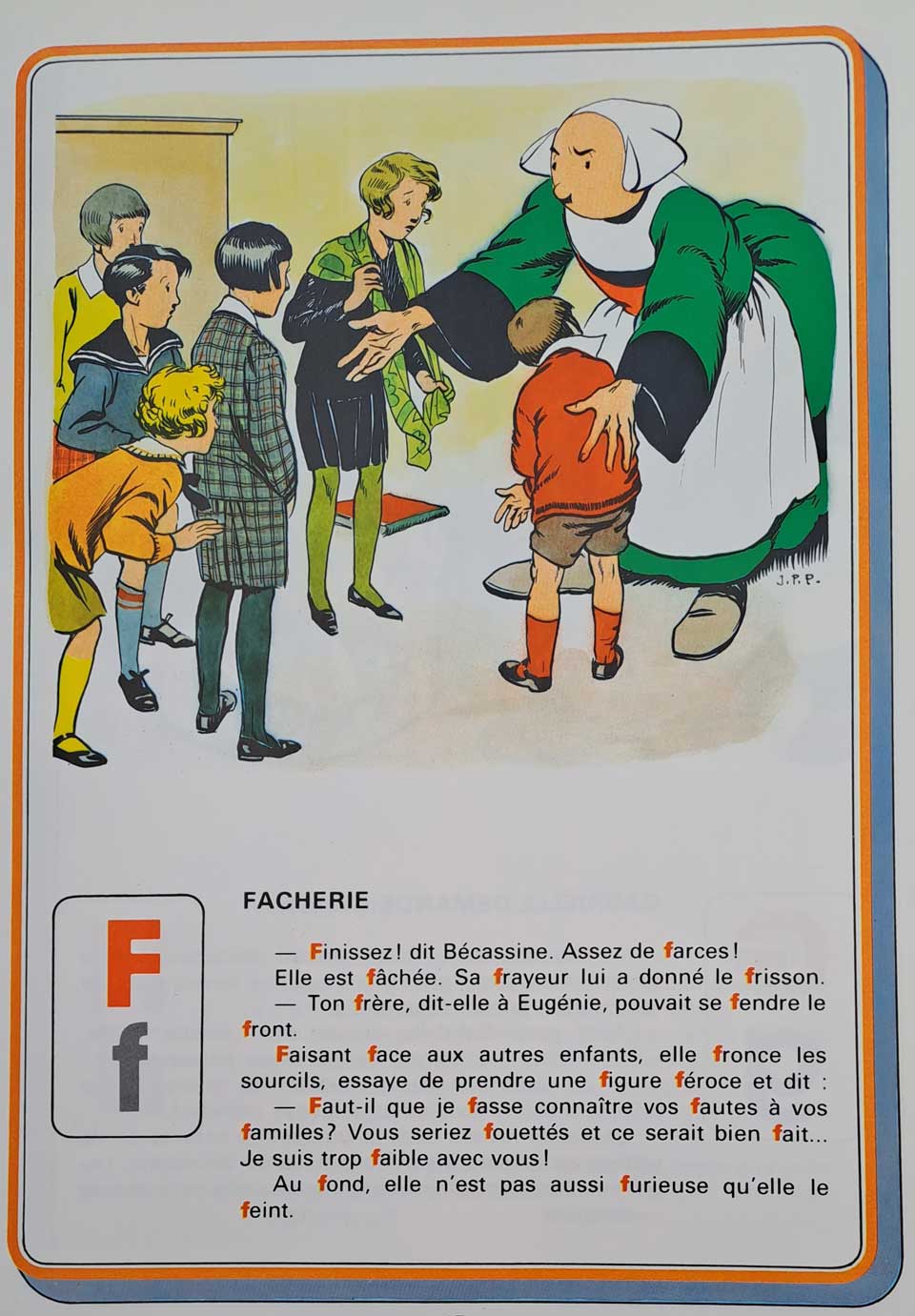 Bécassine maîtresse d'école