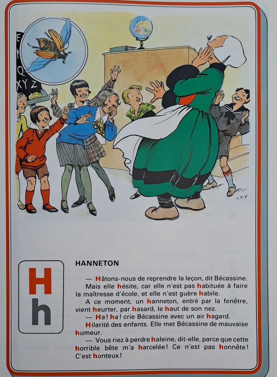 Bécassine maîtresse d'école