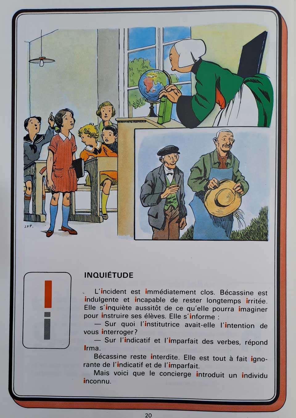 Bécassine maîtresse d'école