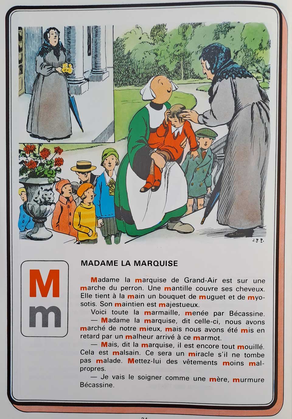 Bécassine maîtresse d'école