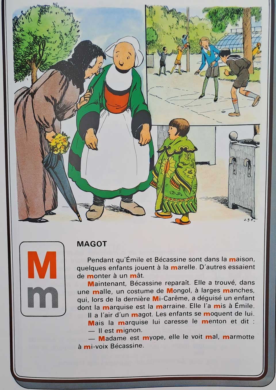 Bécassine maîtresse d'école