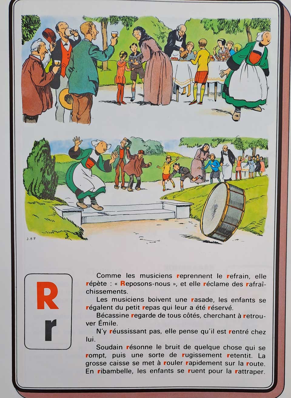 Bécassine maîtresse d'école
