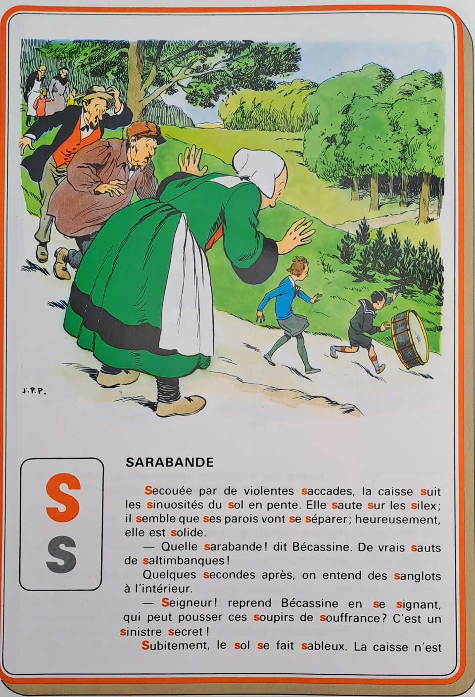 Bécassine maîtresse d'école