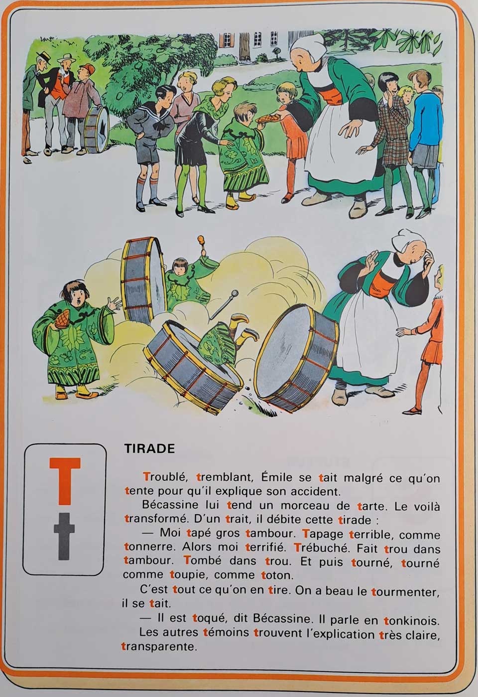 Bécassine maîtresse d'école