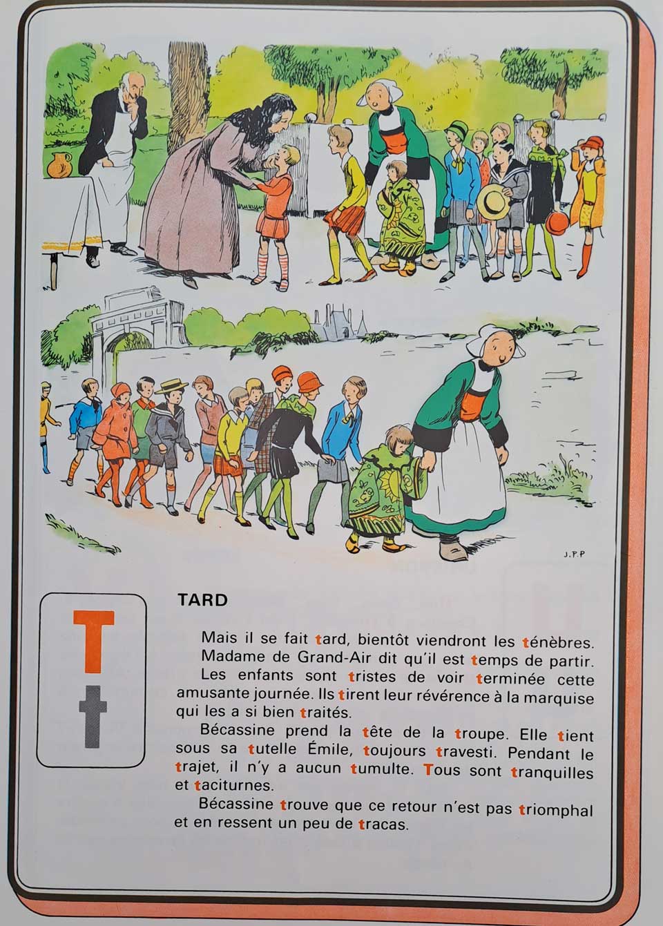 Bécassine maîtresse d'école