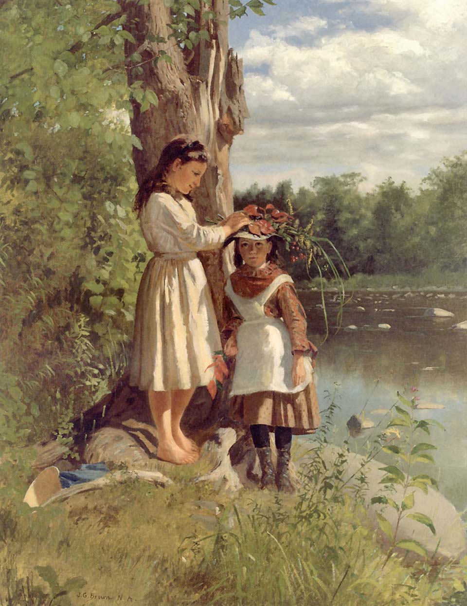 By the stream