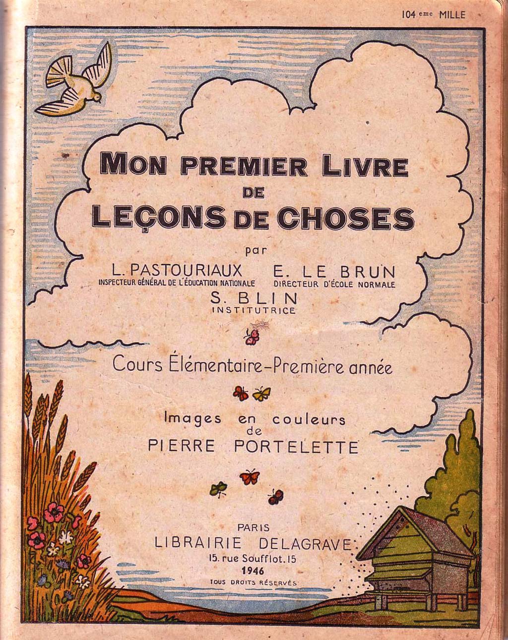 Mon premier livre de leçons de choses