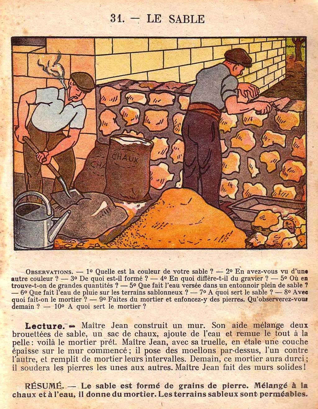 Mon premier livre de leçons de choses