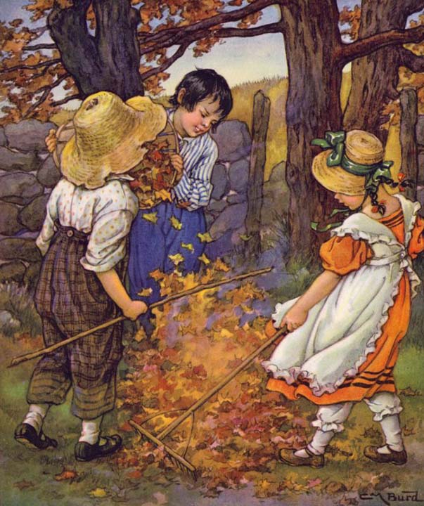 A child's garden of verses Autumn leaves