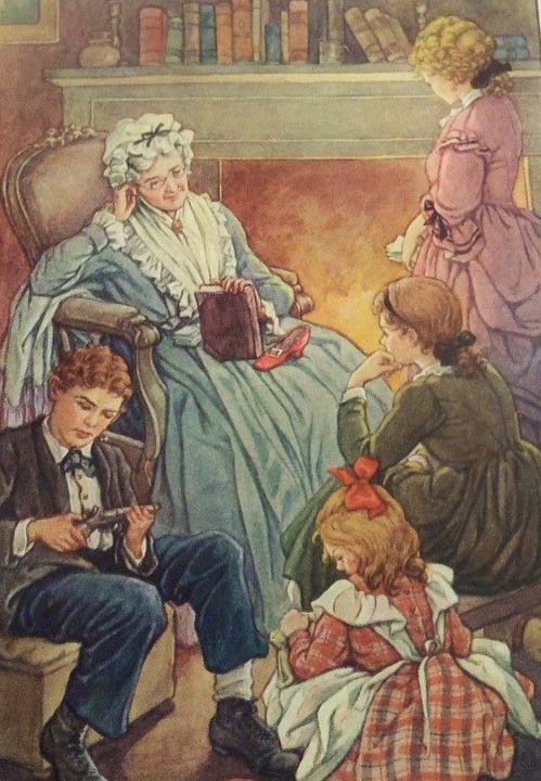 Shaw grandmother from An Old Fashioned Girl