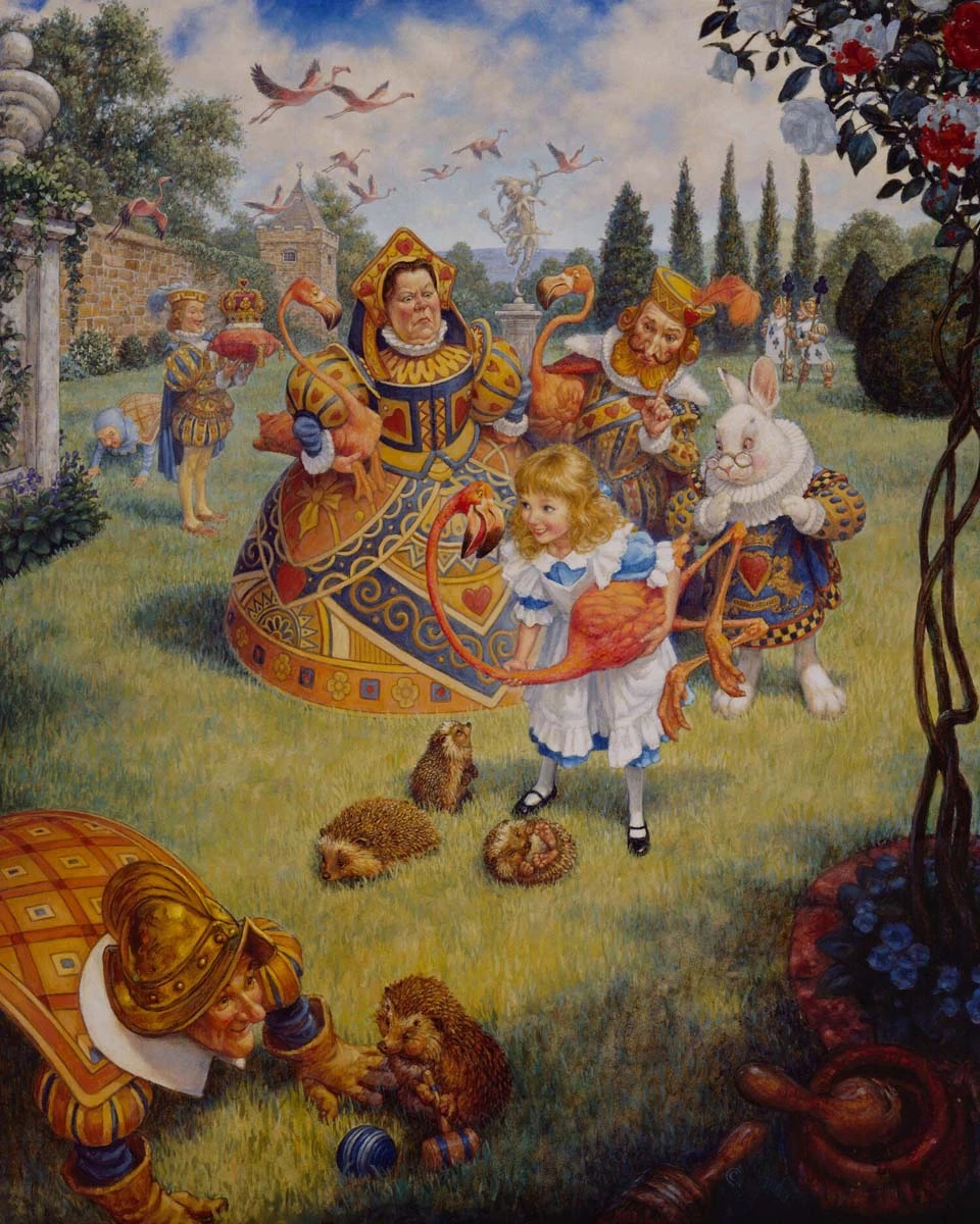 Alice au pays des merveilles - Le terrain de croquet de la reine