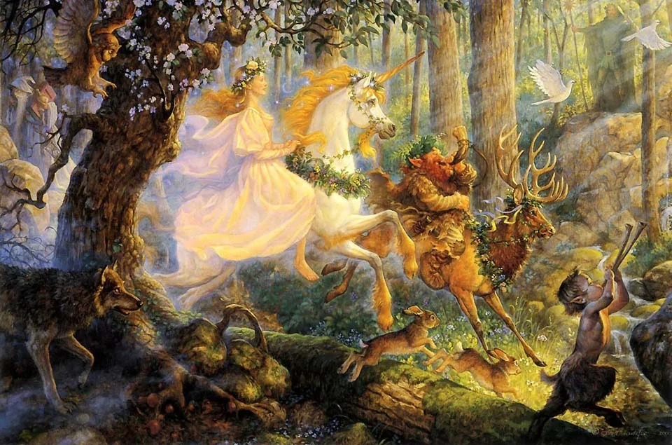 La fille et la licorne