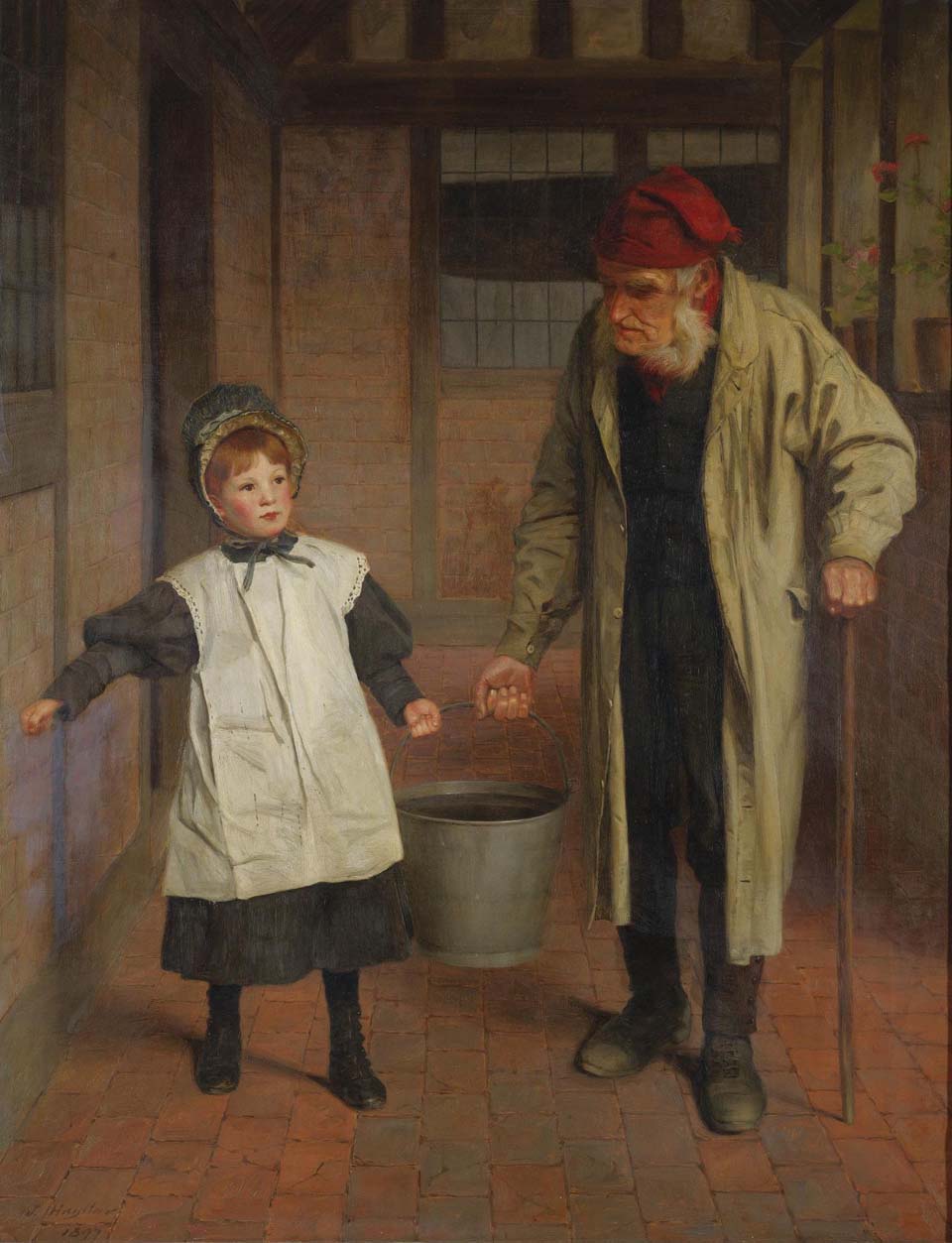 Helping Grandpa