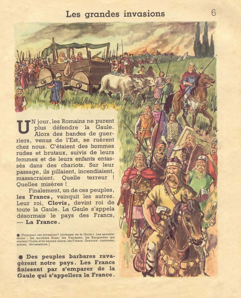Premières images d'histoire de France