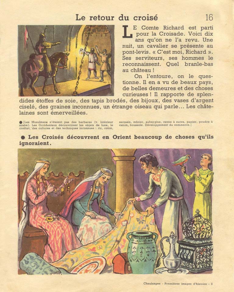 Premières images d'histoire de France