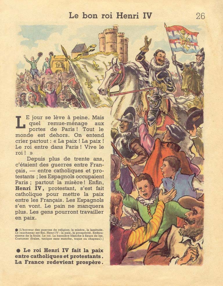Premières images d'histoire de France