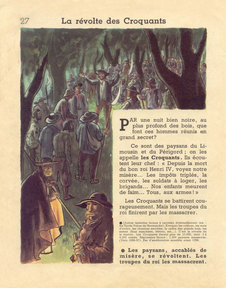 Premières images d'histoire de France