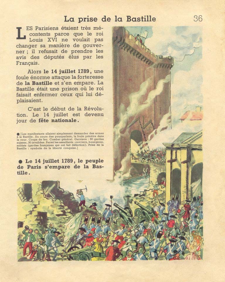 Premières images d'histoire de France