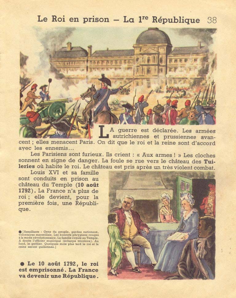 Premières images d'histoire de France