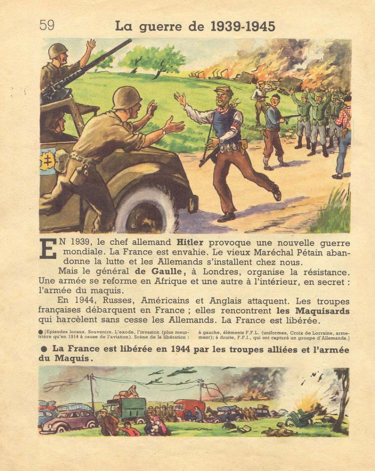 Premières images d'histoire de France
