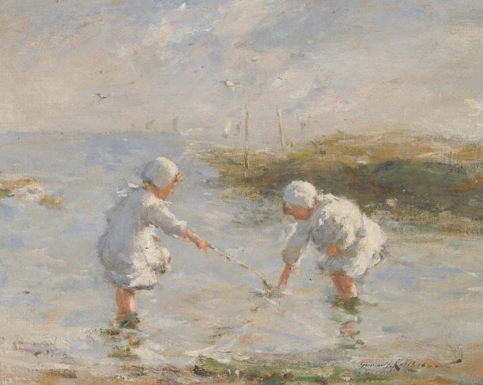 On the beach