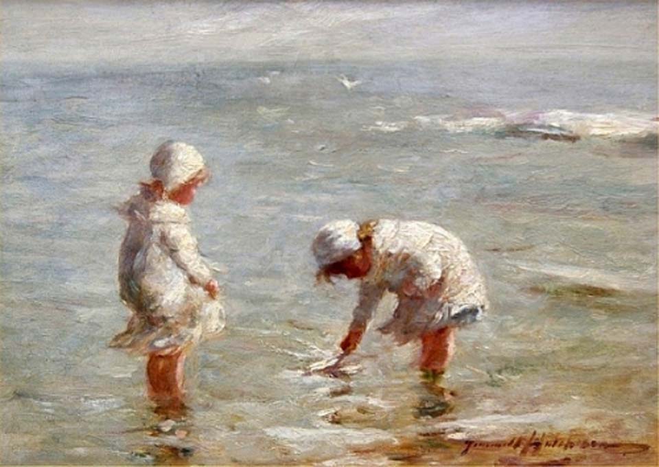Playing in the water