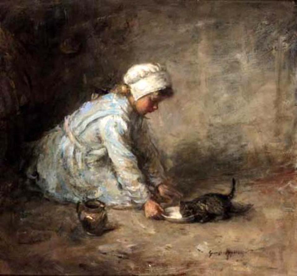 The kitten's milk