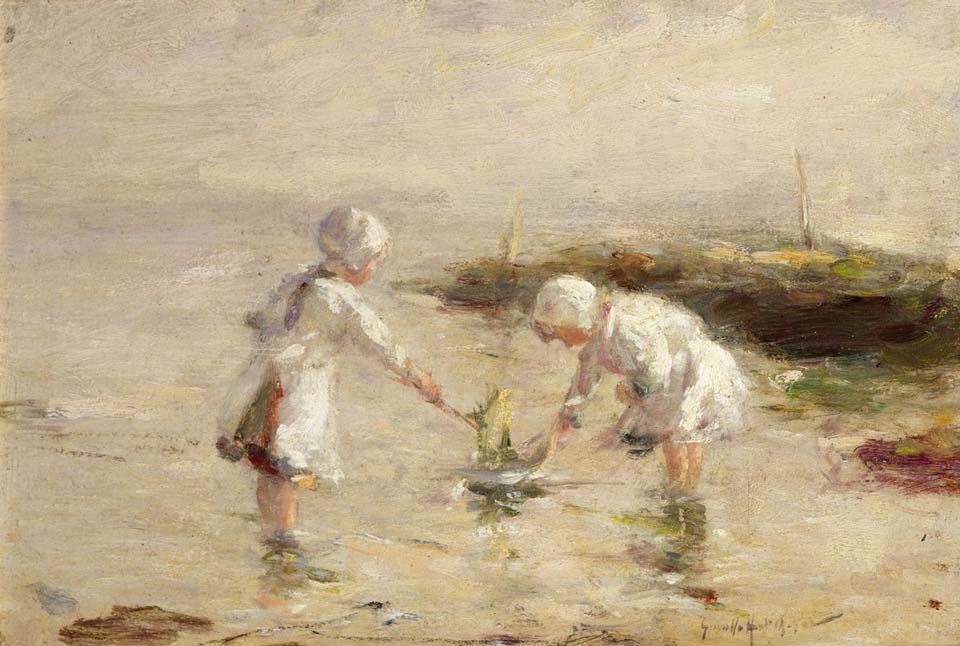 The toy boat
