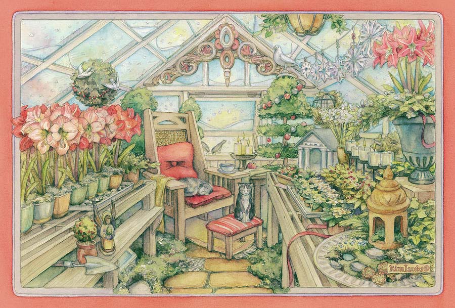 Christmas greenhouse