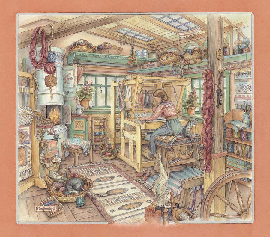 Weaving room