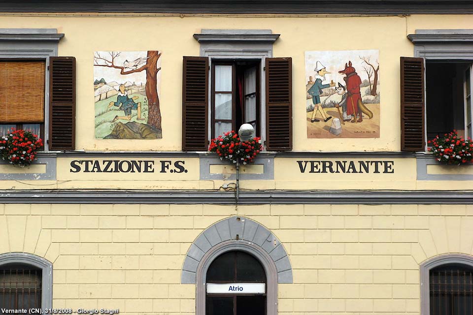 A Vernante les fresques de Pinocchio