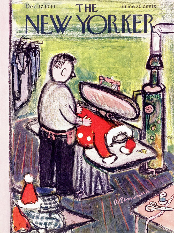 1949-12-17 Repassage du costume de Père Noël