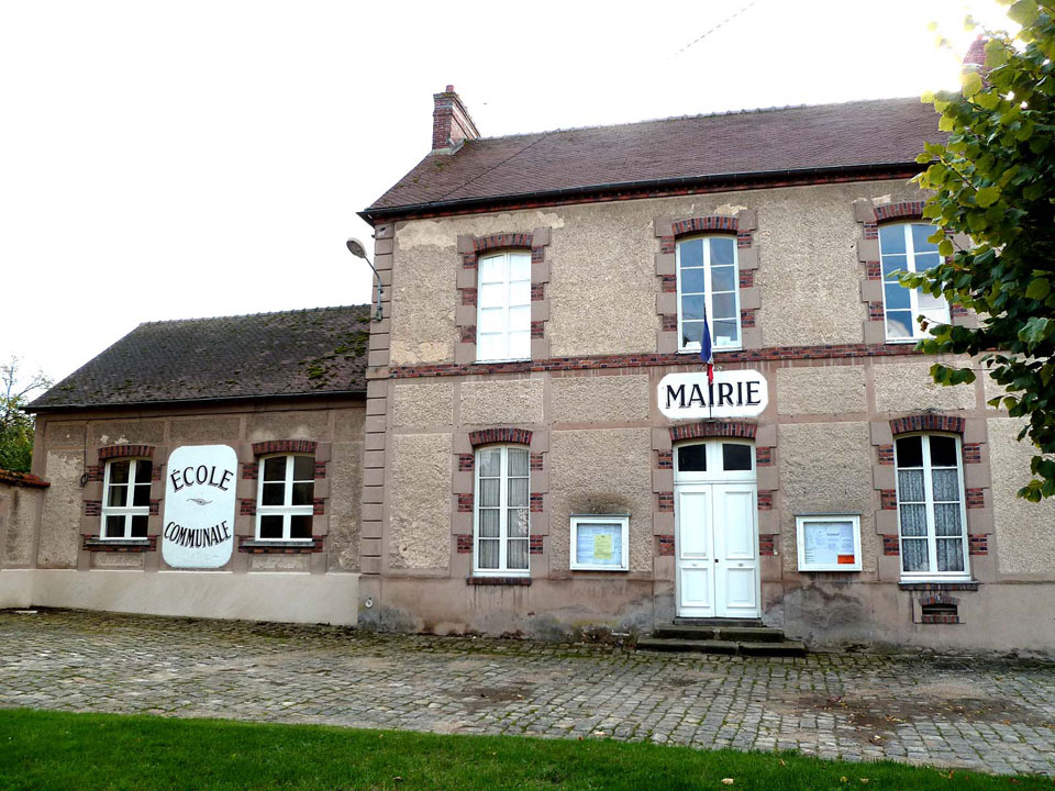 école et mairie de Beauvoir