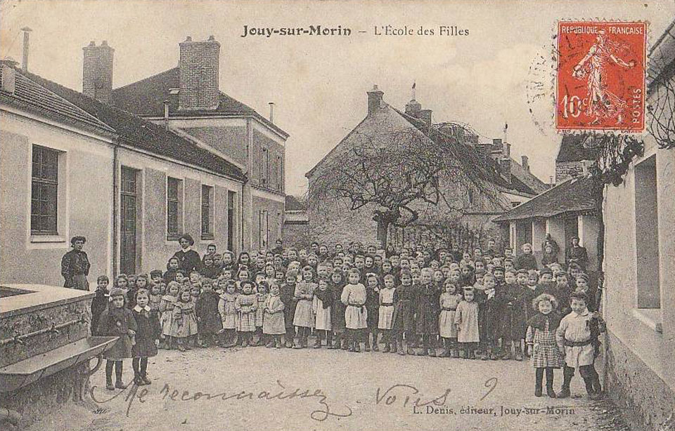 école de Jouy-sur-Morin en 1908