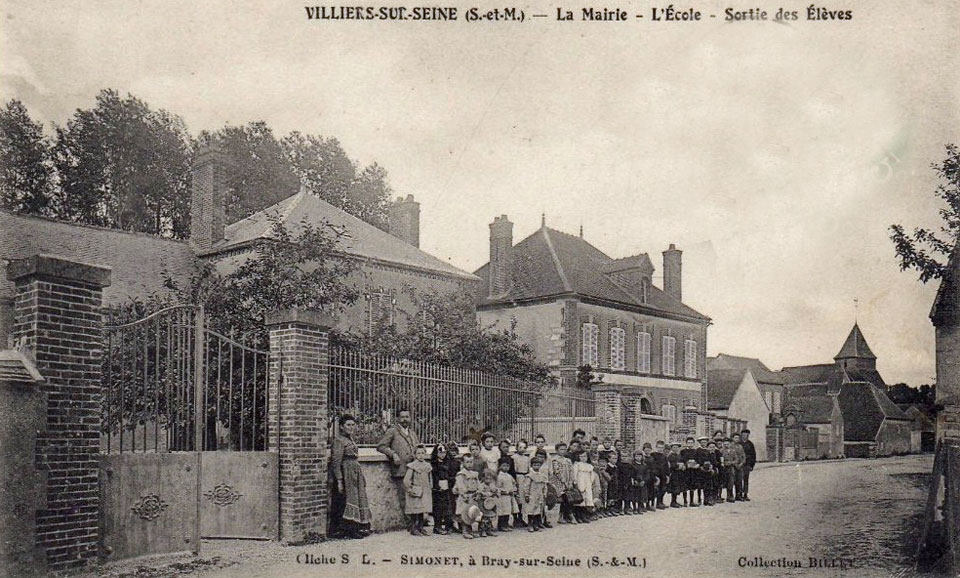 Villiers-sur-Seine La Mairie L'Ecole