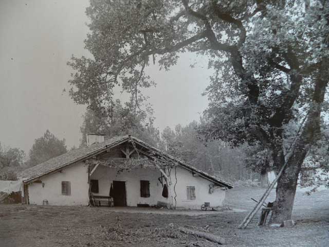 La maison de Bacquesserre - novembre 1903 - Commensacq - Landes