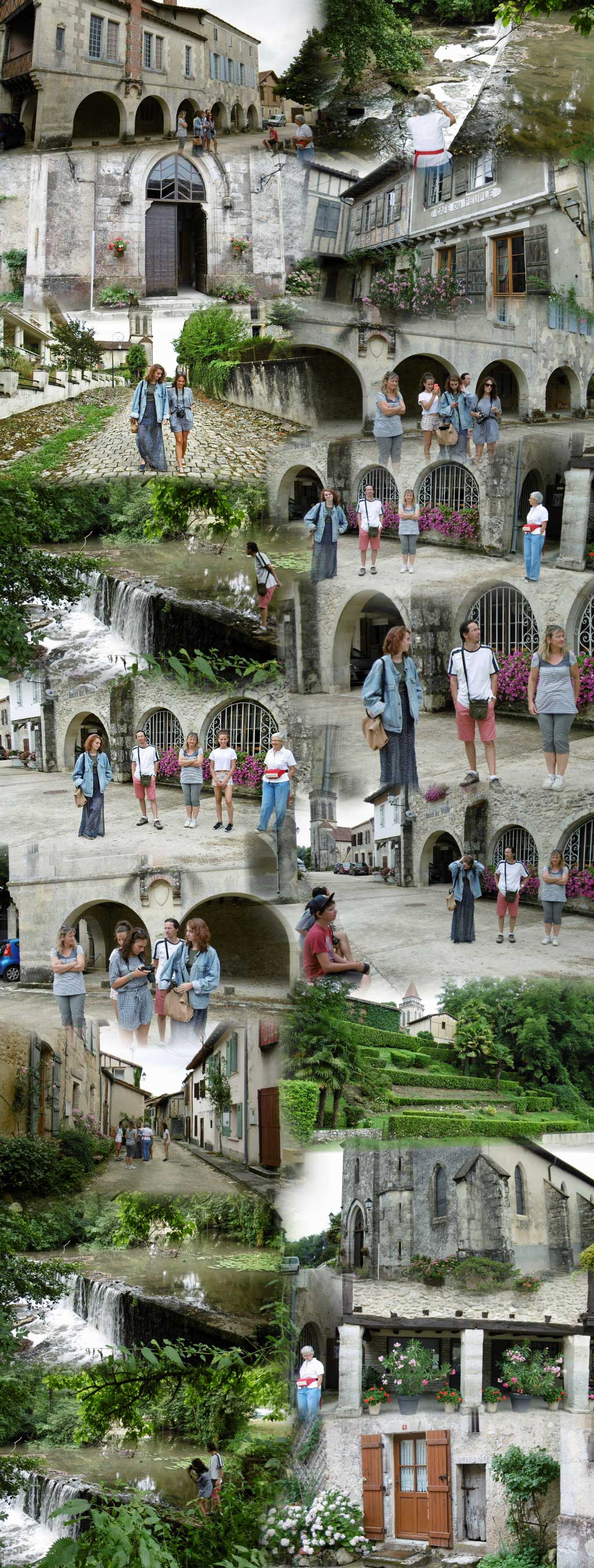 Les bastides de Saint-Justin et Labastide-d'Armagnac